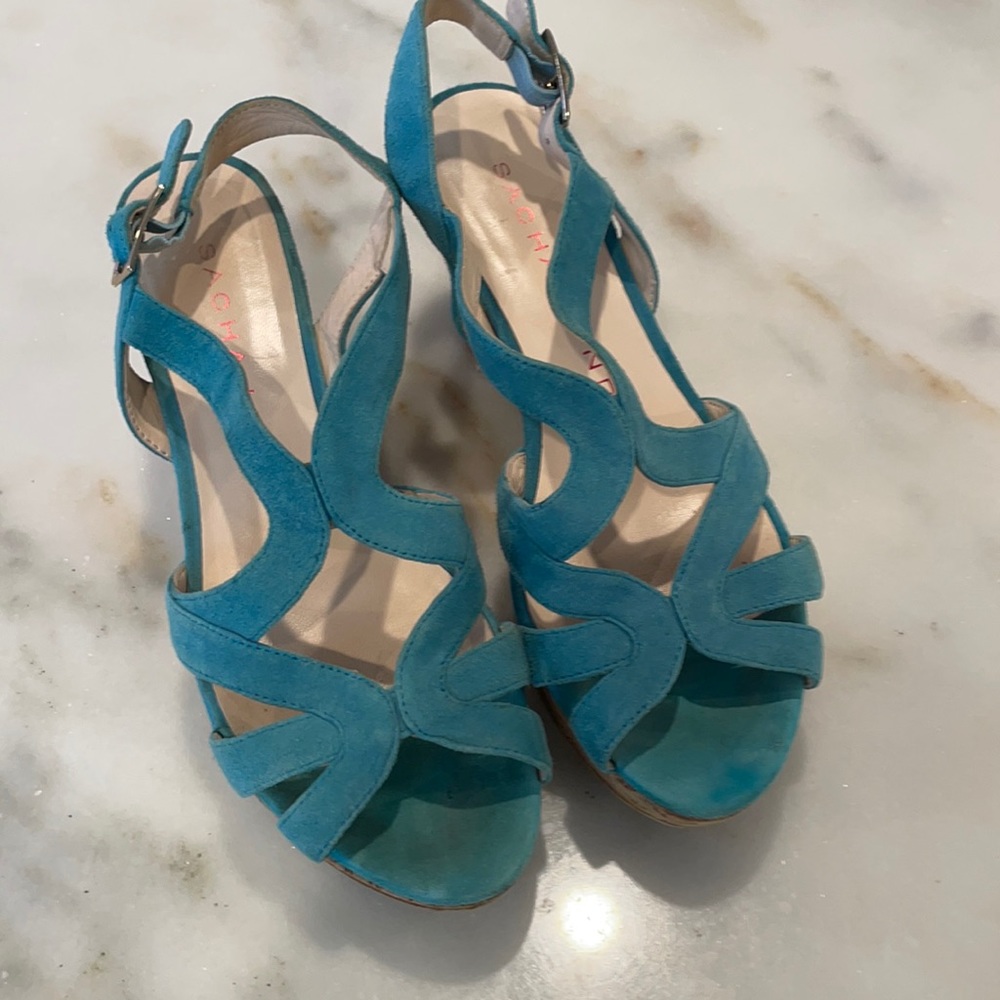 Turquoise shoes